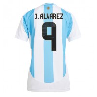 Argentina Julian Alvarez #9 Replica Home Shirt Ladies Copa America 2024 Short Sleeve